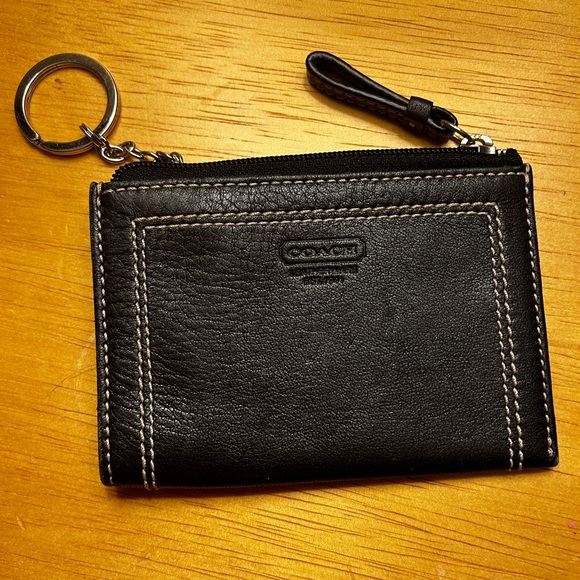 Coach Black key chain wallet - Picture 9 of 12